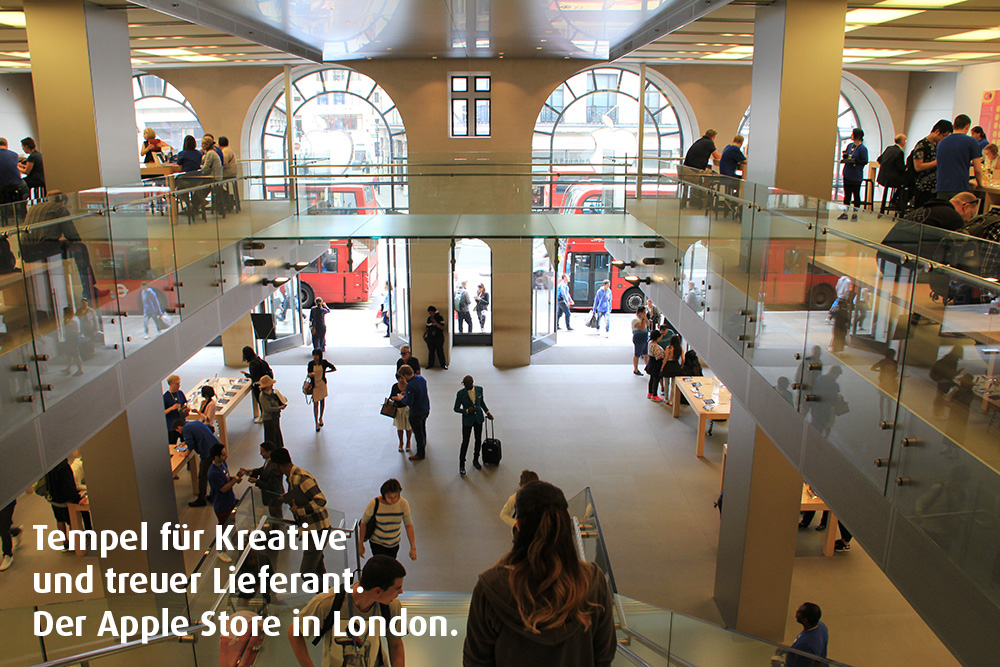 Der Apple Store in London